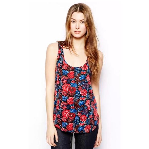 FRENCH CONNECTION FLORAL TOP