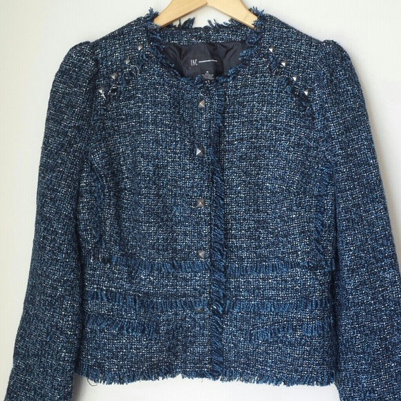 *SOLD*LIKE NEW* PRICE FIRM* INC TWEED JACKET* - Picture 2 of 4