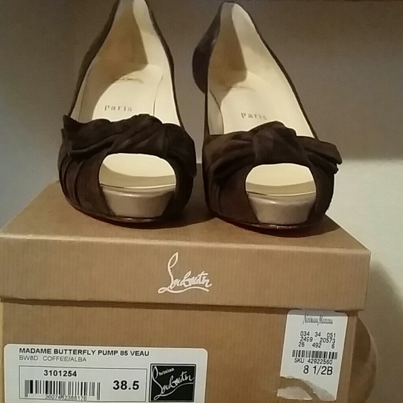 Authentic Madame butterfly Louboutins - Picture 2 of 3