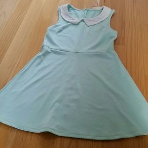 Mint Peter pan collar dress