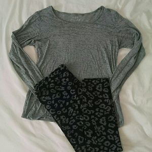 Leopard print leggings