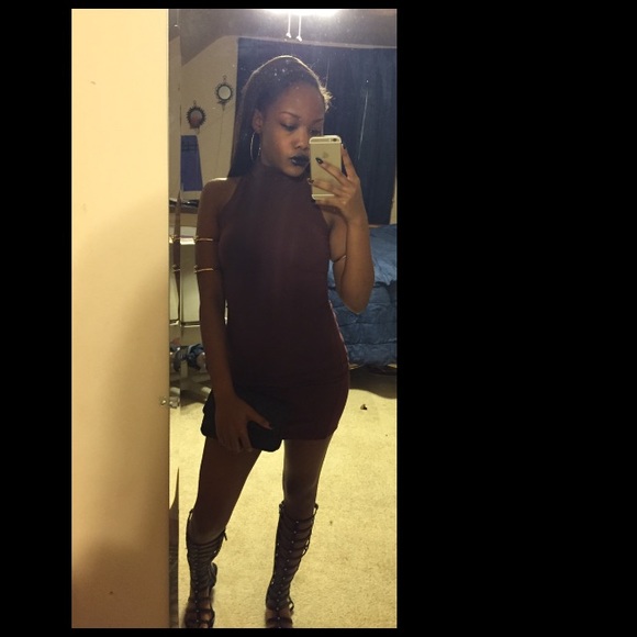 Turtle neck dress