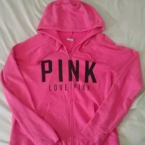 VS Pink full zip hoodie