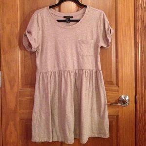 Beige BabyDoll Dress