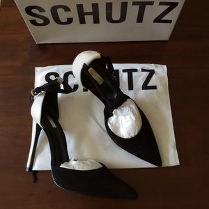 Schutz Irma Ankle Strap Pumps
