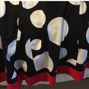 Black/White polka dot skirt