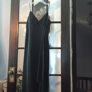 Long Black shimmery dress