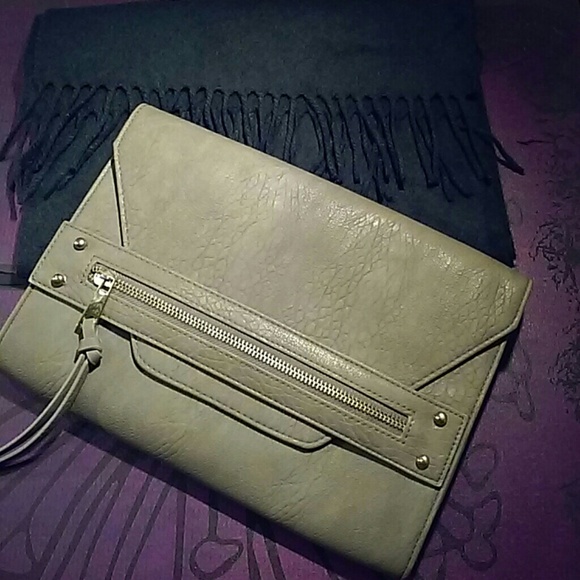 Taupe Clutch