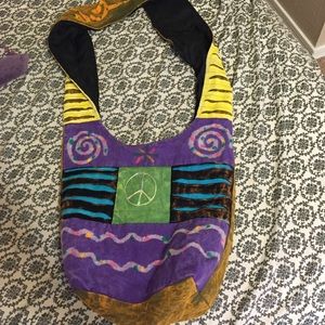 Handmade peace bag