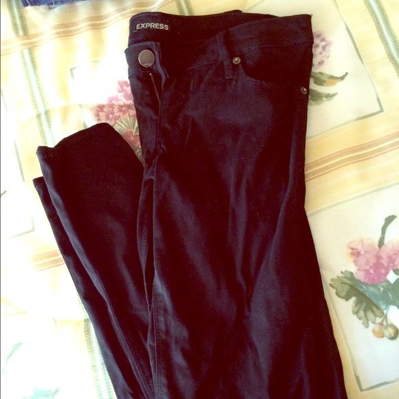 Express black jeans