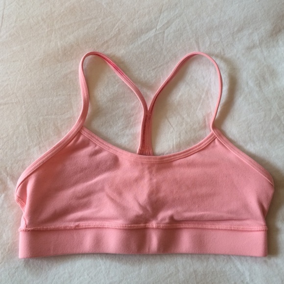 Lululemon sports bra - pink racer back size 2