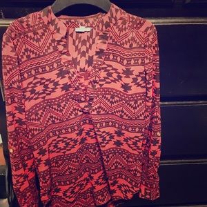 Tribal print blouse