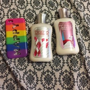 Christmas Lotion and phone case