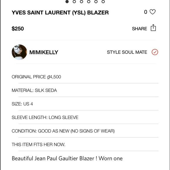 Jean Paul Gaultier Jacket ! - Picture 4 of 4