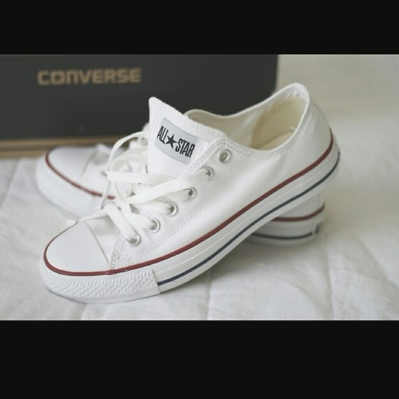 All star white converse