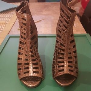 Steve Madden leather sandal bootie