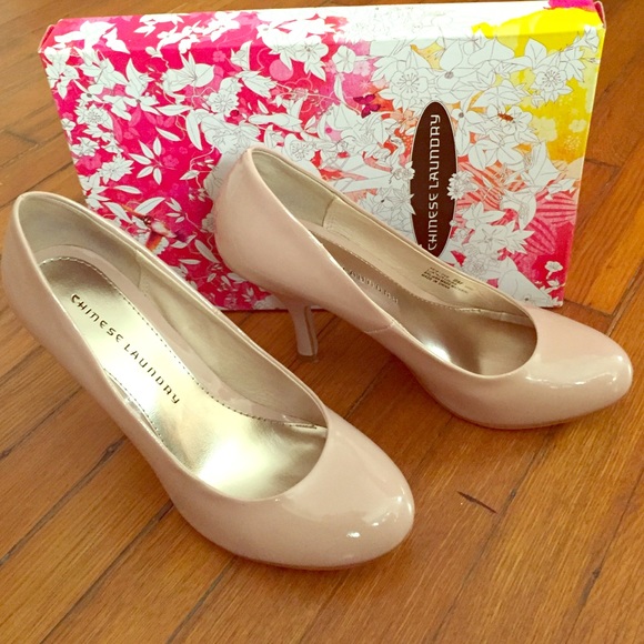 Patent BLUSH pink pumps 😻😻