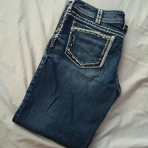 Silver jeans. Style is "suki"