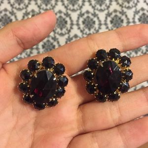 Vintage clip on earrings