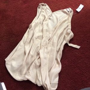 New York and company gold shimmer top