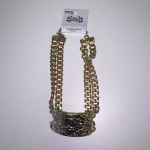 Gold chain Choker