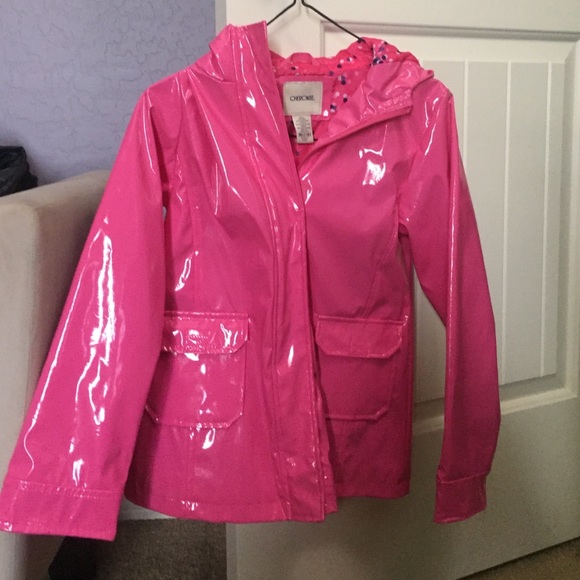 Pink raincoat