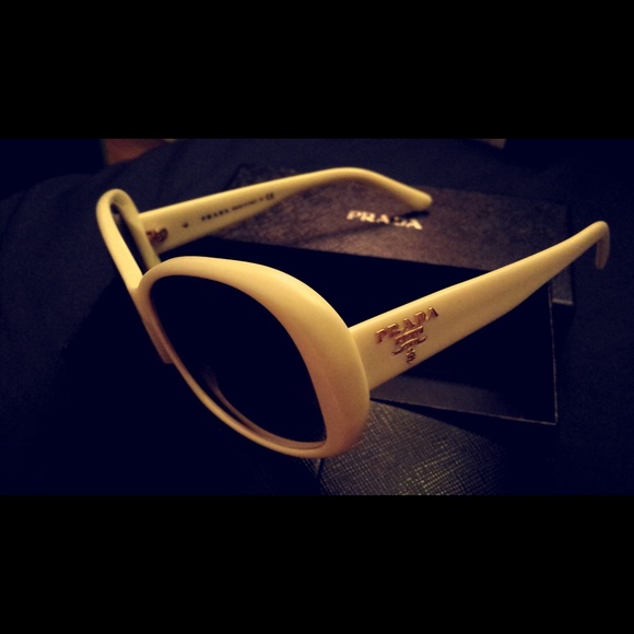 Prada White Sunglasses w/ authenticity card main image 4