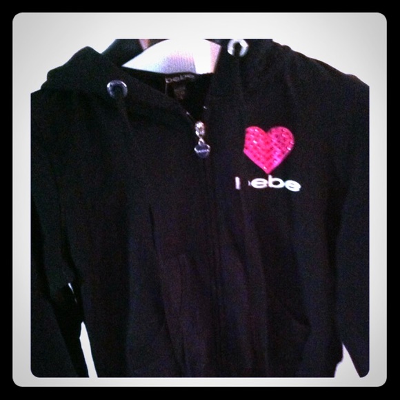 BEBE cropped hoodie