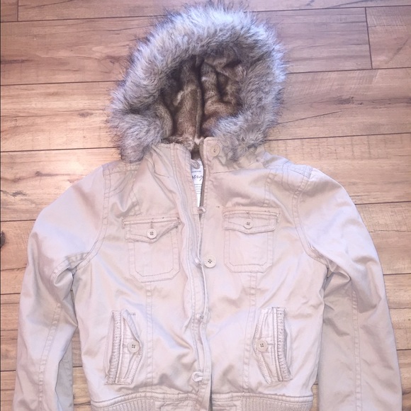 SOLD!!! Furry, fuzzy, cozy Aeropostale Jacket!