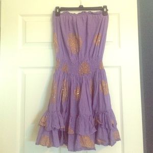 Purple/gold Victoria Secret summer dress, size M