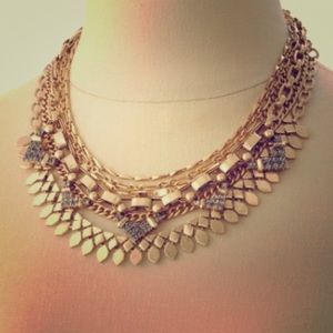 gold sutton necklace Stella and Dot