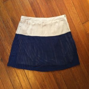 Forever 21 pleated color block skirt