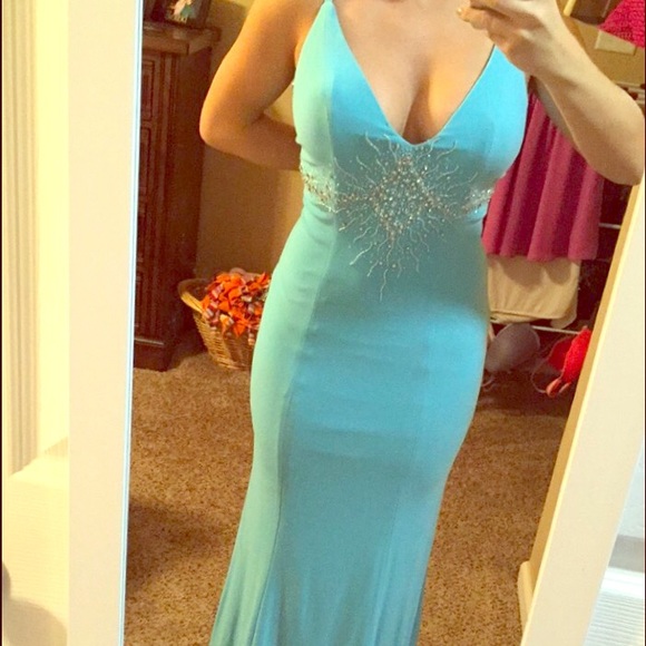 Light blue prom dress! Perfect condition.