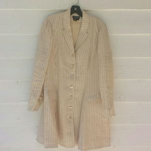 J. Peterman long flowing English riding jacket