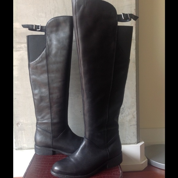 🚫SOLD🚫Over-the-Knee Black Riding Boots - Picture 1 of 4