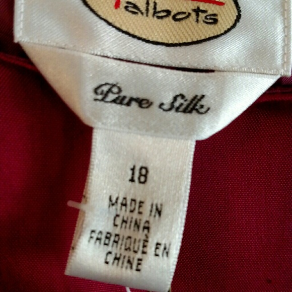 NWT Talbots silk sleeveless dress - Picture 2 of 4