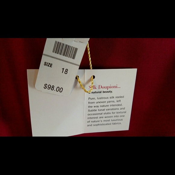 NWT Talbots silk sleeveless dress - Picture 3 of 4