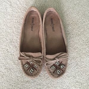 Tan Minnetonka Moccasins
