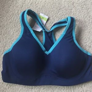Blue Sports Bra