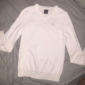 Express 100% Cotton White Sweater