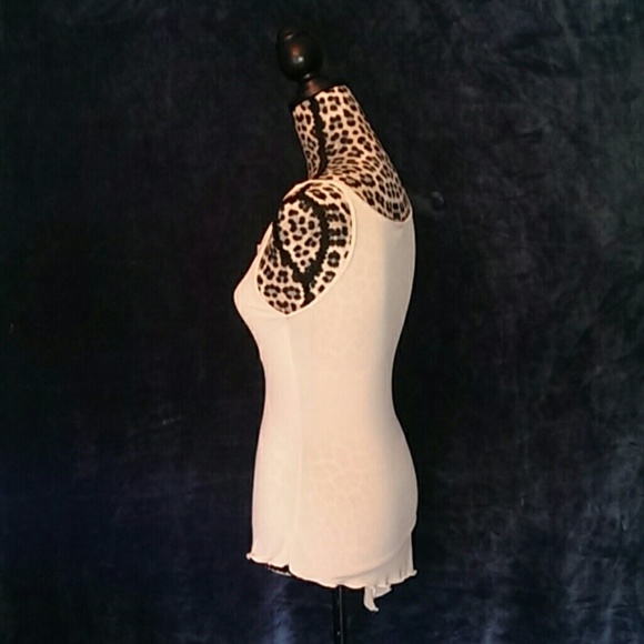 Beige High to Low Tank - Picture 4 of 4