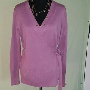 Wrap sweater