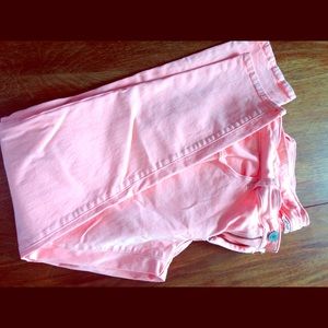 Neon stretch skinny jeans