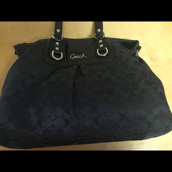 Black coach purse