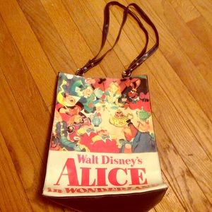 Alice in wonderland leather bag