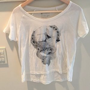 NWOT fox boho crop top