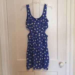 Polka dot cut out dress size 5 / 6 / 7 / 8