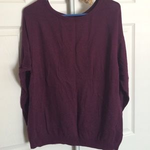 Dark purple sweater