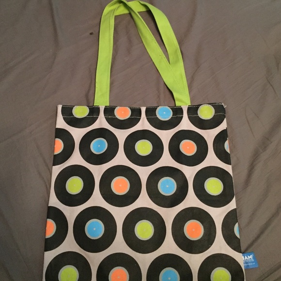 Record tote bag