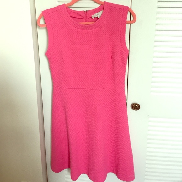 Pink Ann Taylor Loft dress-- never been worn!! - Picture 1 of 3